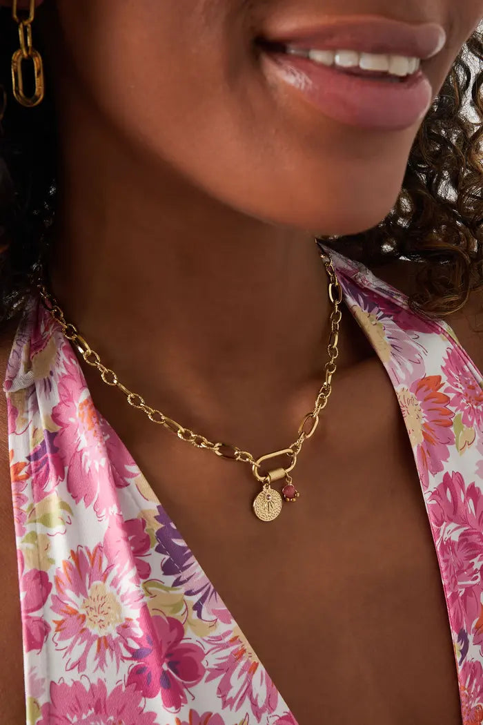 Frida link & charm halskæde