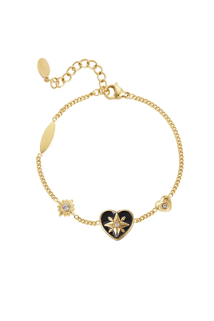 Amelia charm armbånd