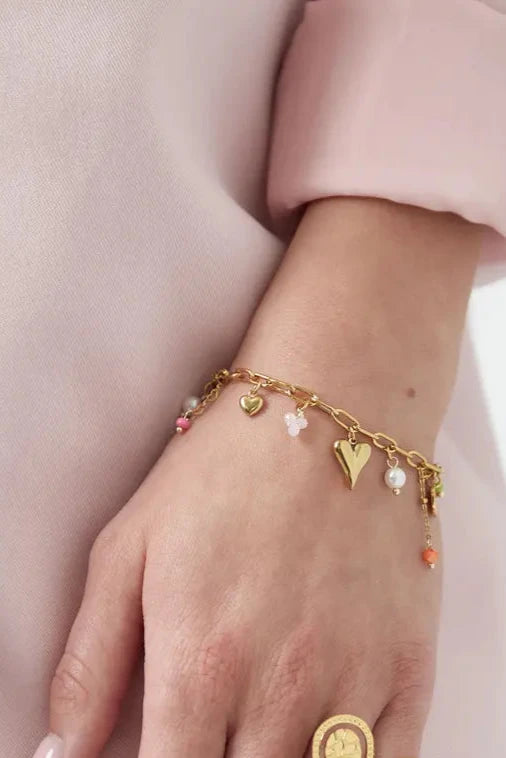 Amore charm armbånd