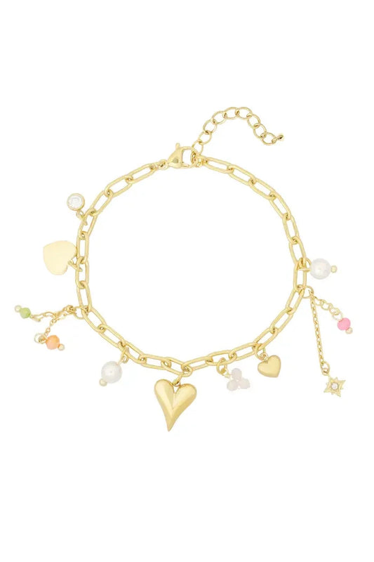 Amore charm armbånd