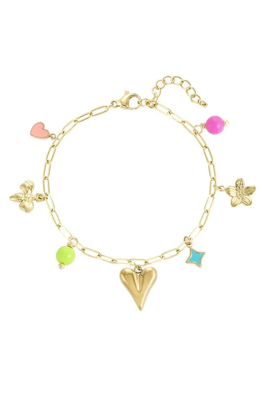 Kira charm armbånd