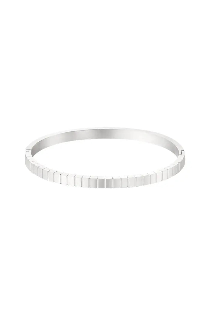 Stribet bangle armbånd